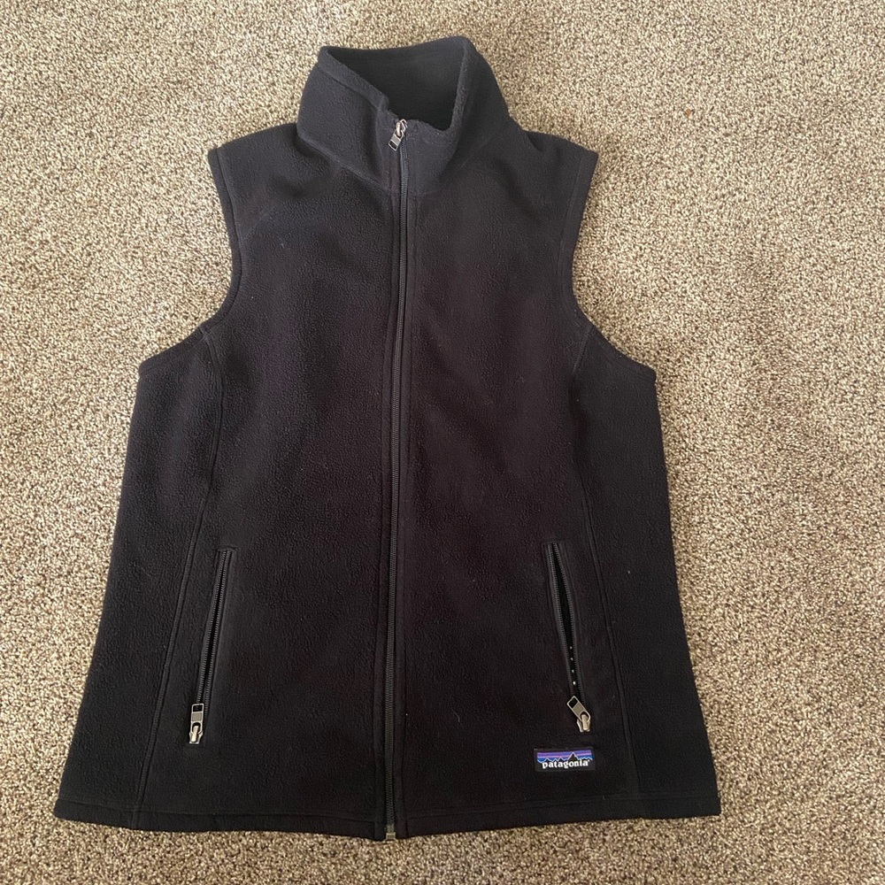 Patagonia Synchilla Black Fleece Vest
